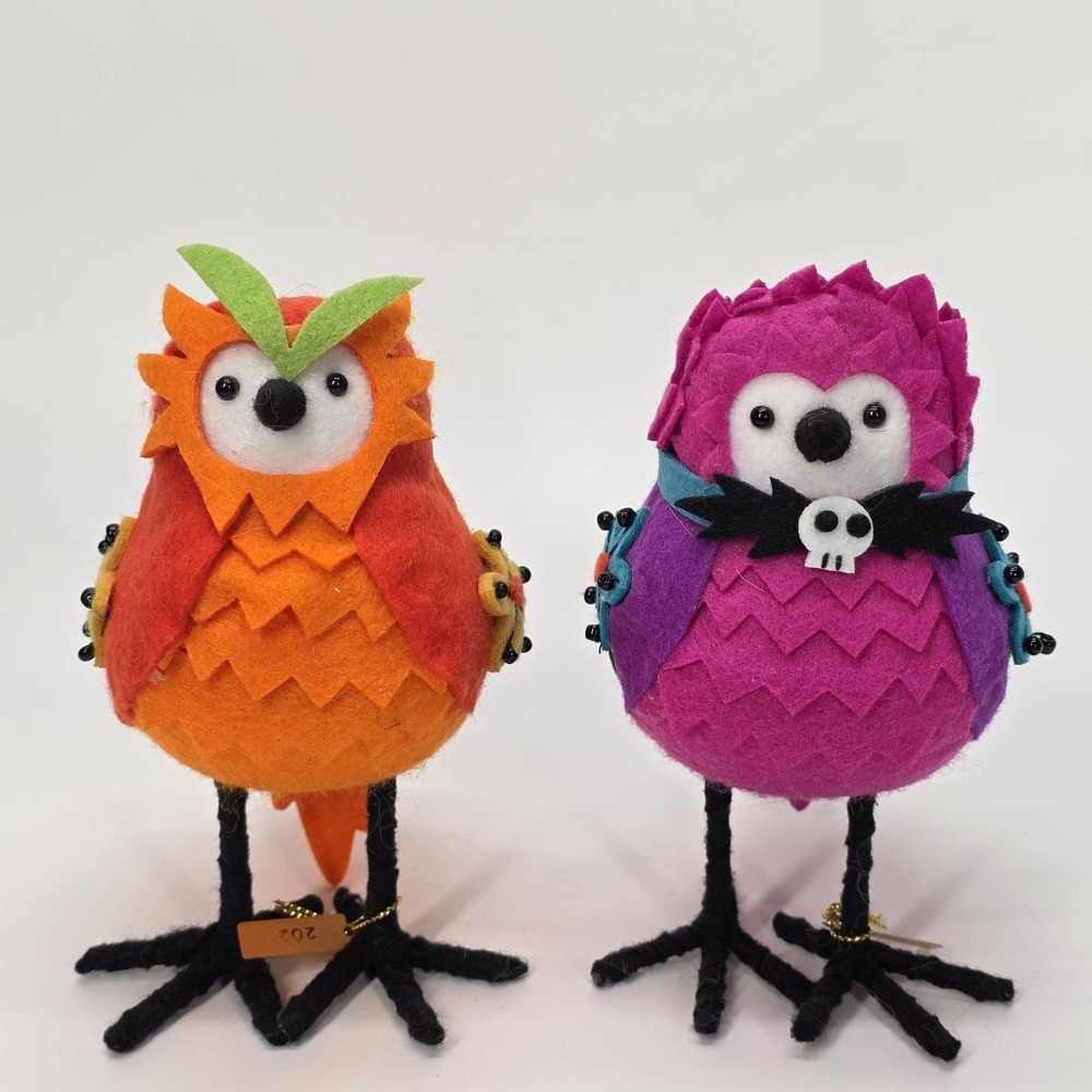 Featherly Friends Trapper Trumpet 2001‎ Target Birds Hyde & Eek Orange Skull Lot